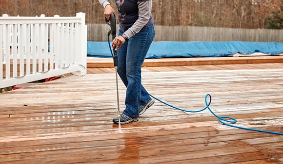 Deck and patio cleaning service in Murrieta, CA to restore outdoor spaces safely.